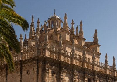 Pinnacles Cathedral in Seville, Spain
